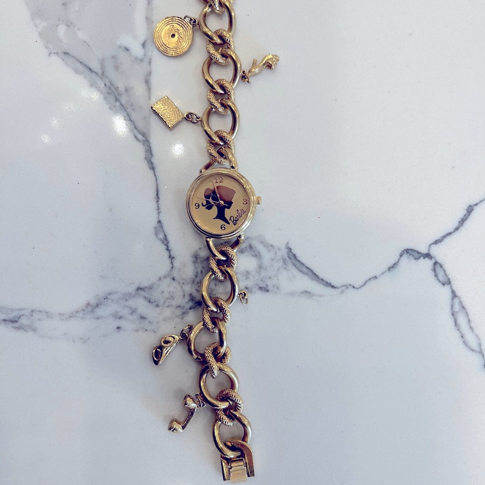 Fossil Barbie Gold Women's Charm Watch